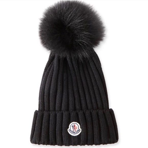 Moncler Accessories - Moncler Beretto Genuine Fox fur beanie